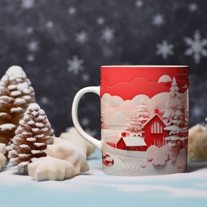 Cana De Craciun - Cottage in the Snow