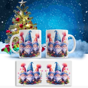 Cana De Craciun - Gnomes with Presents - Img 3