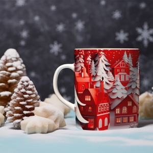 Cana De Craciun - Red and White Christmas - Img 2