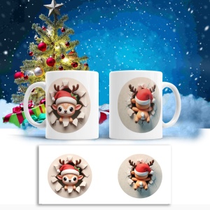Cana De Craciun - Small Reindeer Staring - Img 3