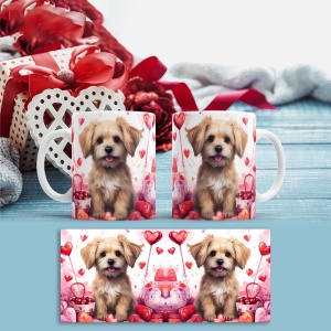 Cana Valentine's Day - Lovely Pup with Heart