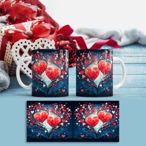 Cana Valentine's Day - Midnight Trees with Hearts - Img 2