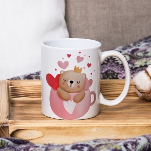 Cana Valentine's Day - Sleeping Bear in a Cup