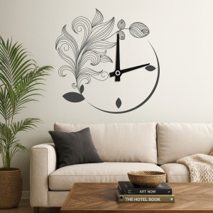 Ceas Decorativ Ghirlande Flori