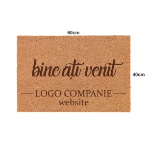 Covor de intrare personalizat - 60x40cm - bine ati venit logo si website - Img 2