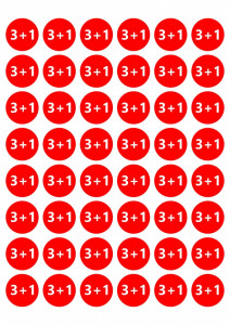Etichete personalizate cu 3+1, 100 buc, PVC, rezistente la apa - Img 3