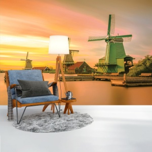 Foto tapet Windmills