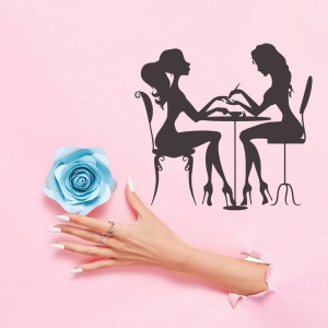 Girls at the nail salon - Img 4