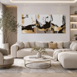 Set Tablouri Canvas - Golden Rust