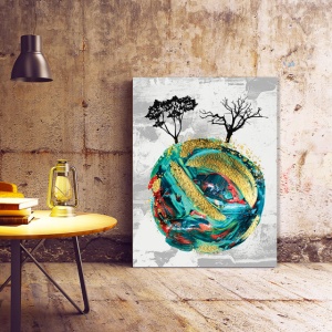Set Tablouri Canvas - Imaginary Planet - Img 5