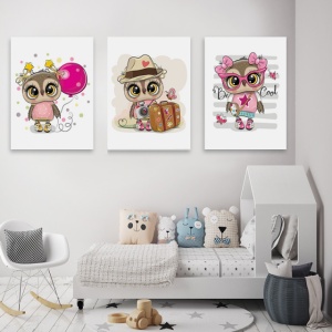 Set Tablouri Copii - Cute Owls - Img 2