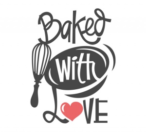 Sticker Bucatarie - Baked with love - Img 2