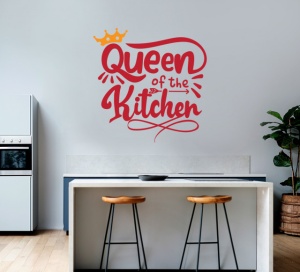 Sticker Bucatarie - Queen of the kitchen - Img 3