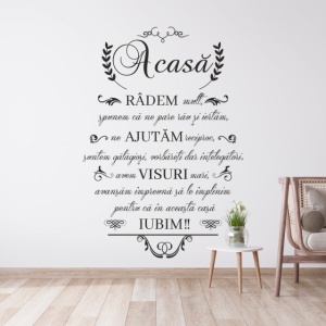Sticker De Perete Acasa Radem Mult - Img 5