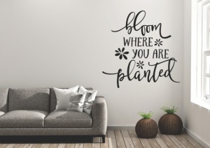 Sticker De Perete Bloom Where You Are Planted - Img 3