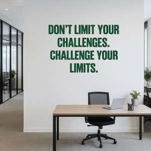 Sticker De Perete Don't Limit Your Challenges