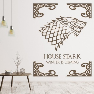 Sticker de Perete House Stark Game Of Thrones