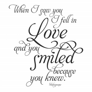 Sticker de Perete I Fell In Love Shakespeare - Img 3