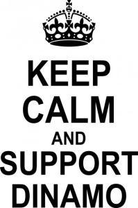 Sticker De Perete Keep Calm And Support Dinamo - Img 2
