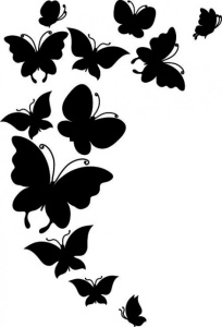 Sticker De Perete Stol De Fluturi - Img 5
