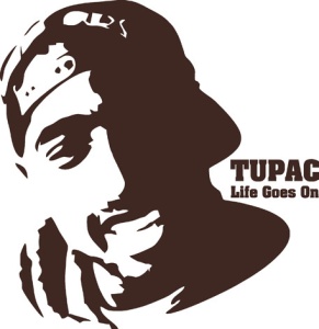 Sticker De Perete Tupac Shakur - Img 2