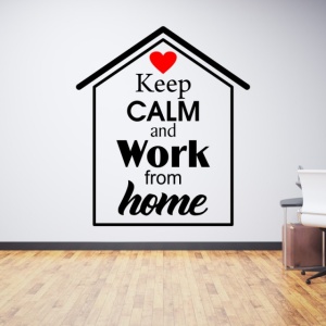 Sticker Keep Calm And Work From Home - Img 7