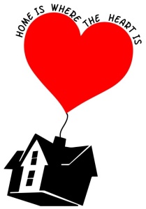 Sticker Si Canvas - Home Is Where The Heart Is - Img 2