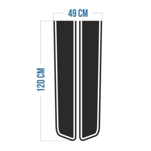 Stickere Dungi Tip Stripes Pentru Capota - Img 3