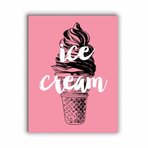 Tablou Bucatarie - Icecream Retro - Img 2