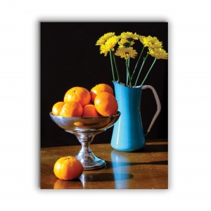 Tablou Bucatarie - Oranges And Flowers - Img 2