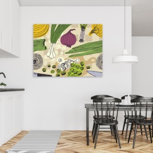Tablou Bucatarie - Sketcy Green Food - Img 2
