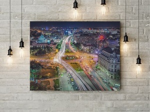 Tablou Canvas Bucharest By Night - Img 3