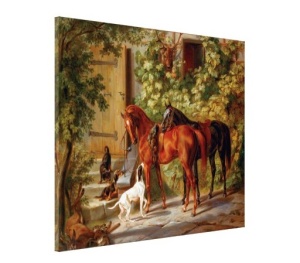 Tablou Canvas Efect Pictura - Cai - Img 3