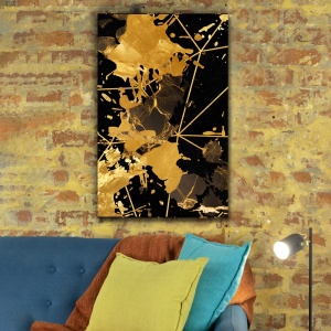 Tablou canvas - Gold and Black (ZAZ 135)