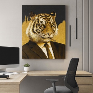 Tablou Canvas - Golden Tiger