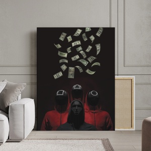Tablou Canvas Inspirațional - Squid Game Money