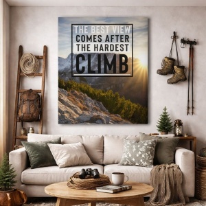 Tablou Canvas Motivational - The best view