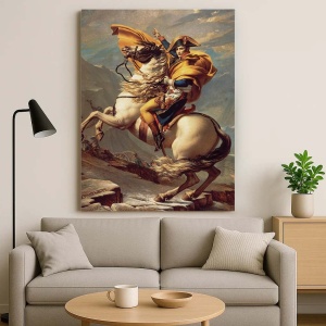 Tablou Canvas "Napoleon Crossing the Alps" - Napoleon Traversând Alpii - Img 4
