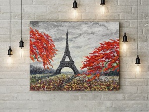 Tablou Canvas Parisul Toamna - Img 2