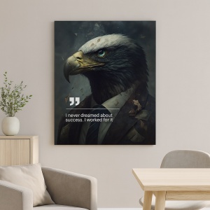Tablou Canvas Personalizat - Business Animals - Eagle