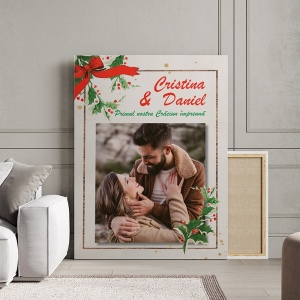 Tablou Canvas Personalizat - Primul nostru Craciun impreuna - Img 2