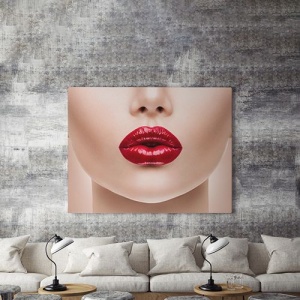 Tablou Canvas Tempting Lips - Img 3