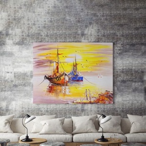 Tablou Canvas Vapoare La Rasarit - Img 3