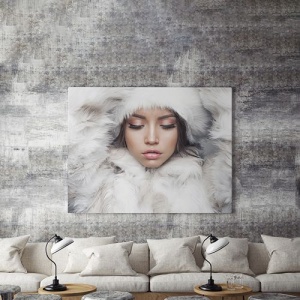 Tablou Canvas Winter Lady - Img 3