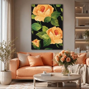Tablou canvas - Yellow Roses (Floral 171)