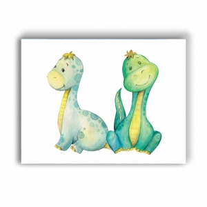 Tablou Copii - Dino Twins - Img 3