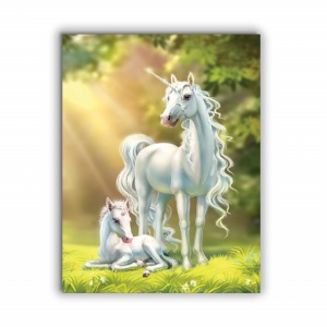 Tablou Copii - Mom And Daughter Unicorn - Img 3