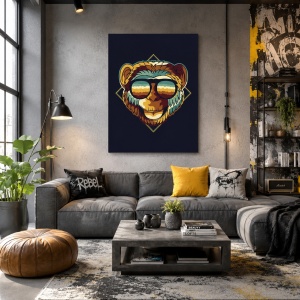 Tablou Modern art chimpanzee