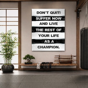 Tablou Motivational - Don't Quit (Ripped Paper)