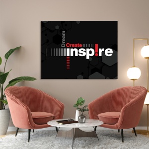 Tablou Motivational - Dream, create, inspire - Img 4